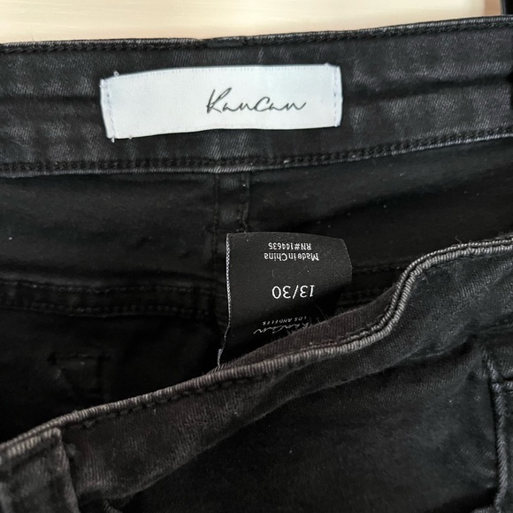 Kancan black jeans with distressed hems - Picture 3 of 6